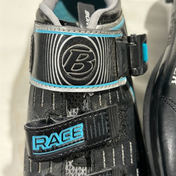 Bontrager Inform Women’s Black and Blue Race Road Biking Cycling Shoes Size 9.5 - Picture 7 of 11